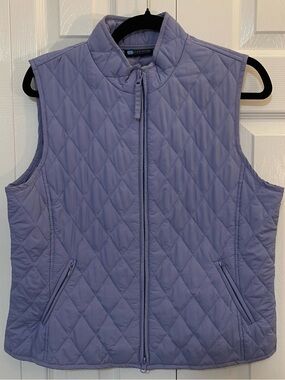Light Purple Quilted Women's Vest - Talbots Relativity